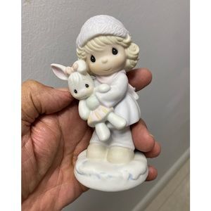 Lasting Memories Porcelain Plate (6 1/4” In Diameter) and a 1991 Precious Moment